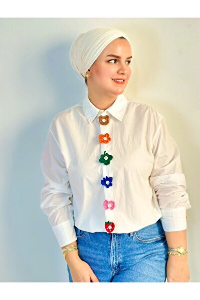 LALE STYLES Hand Knitted Button Ornament – for Children & Adults – Crochet Button Cover