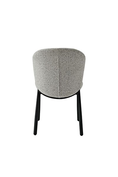 Danube Home Davion Dining Chair Set of 2 - Light Grey Metal Dining Chairs for Dining Room, 2-Year Warranty