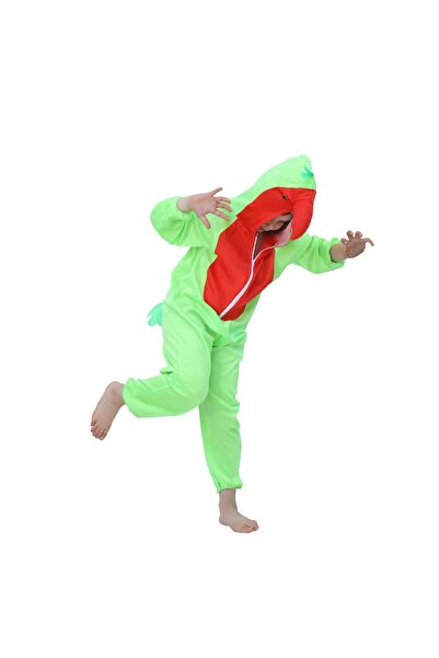Toybox Kids Parrot Costume Jumpsuit with Hood, Animal Fancy Dress, Party Outfit, Size XL(8-10Years)