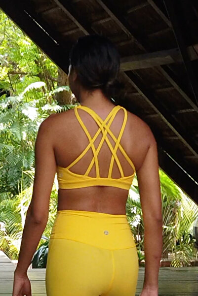 Pulsar Chakra Yoga Bra Yellow