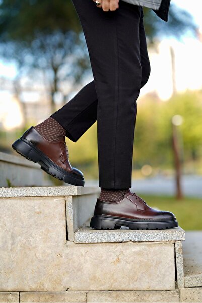 Ahmed Hamdi Bey Walter Brown Men's Leather Shoes