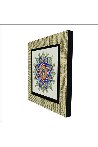 Souvenest Rumi Pattern Printed Wooden Mdf Magnet 7cm X 7cm | Kd-54