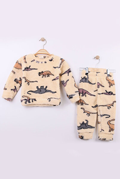 Beniizle Dinosaur patterned welsoft boys' set
