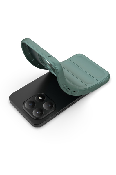 Nezih Case Mi 15t Compatible Stylish Silicone Cover Case with Flexible Hollowed Out Back Surface Design