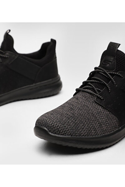 SKECHERS Delson Camben Men's Casual Shoes - Black, EU 46