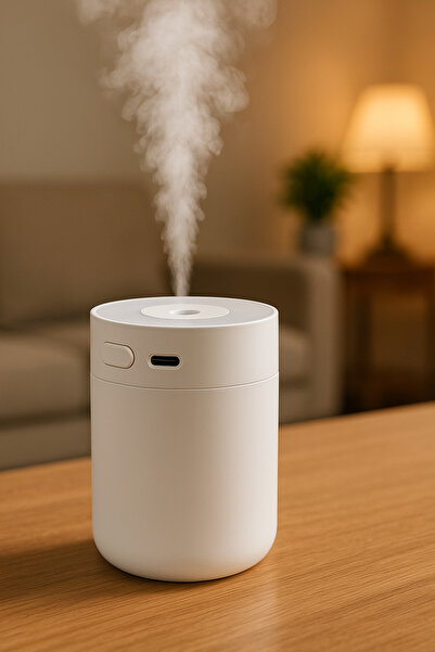 İnterlife Oda Hava Nemlendirici Modern Tarz Şık Tasarım | Sarjlı Işıklı Sessi...