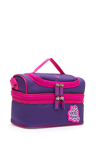 U.S. Polo Assn. Girl's Purple Double Compartment Lunch Box 50315109-Vr038