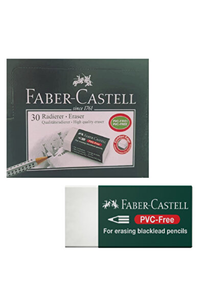 Faber Castell ممحاة FC ورق خالٍ من مادة PVC، أبيض، bx/30