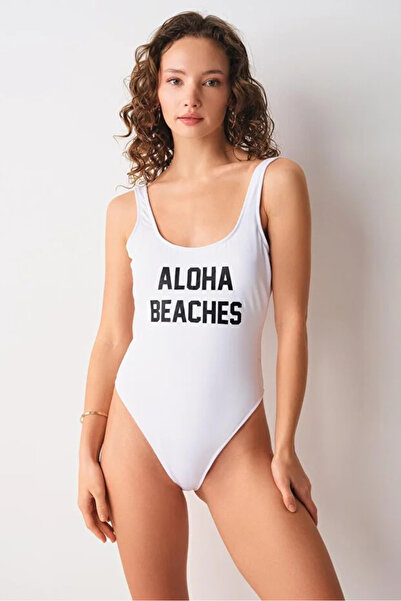 Dorelux Jolly Round Neck Swimsuit White Dlx-239300