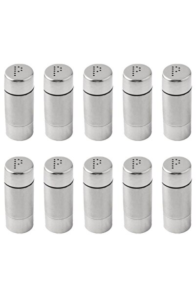 Chavin 10 Pieces 304 L Steel Large Size Pepper Shakers Cin980-10