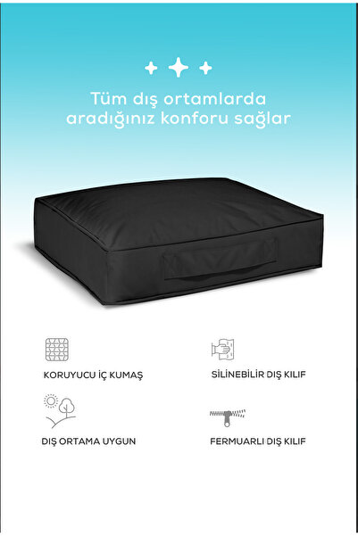 PUFYMAX Minder,palet minderi,yoga minderi balkon&bahçe&plaj&kamp&havuz minder...