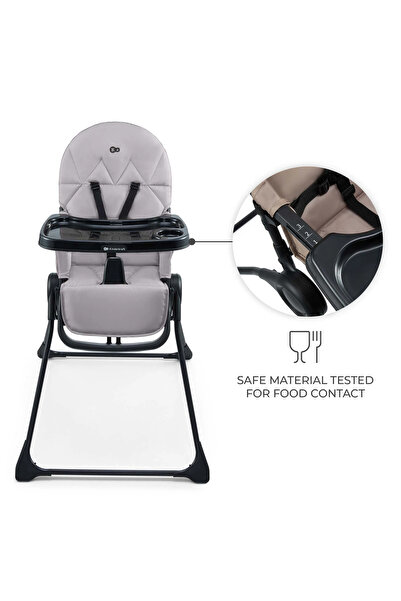 Kinderkraft BINCI Grey Folding High Chair