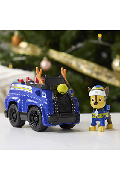 PAW PATROL Chase Vehicle with Christmas Accessories
