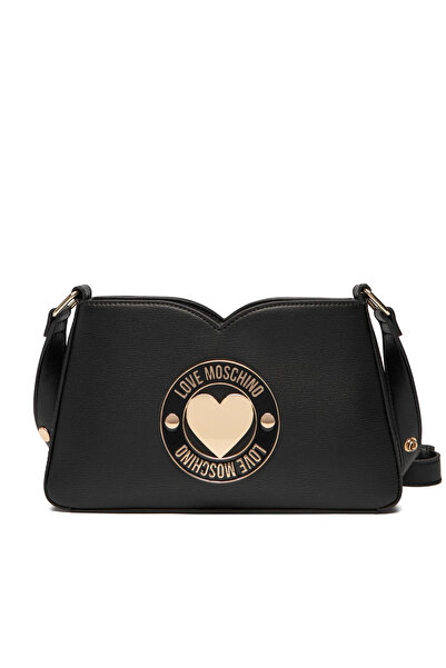 Love Moschino حقيبة كتف نسائية باللون الأسود JC4365PP0NKG0-000