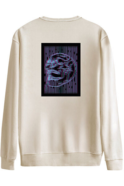 BetterThanCo Neon Printed Crew Neck Oversized Sweatshirt