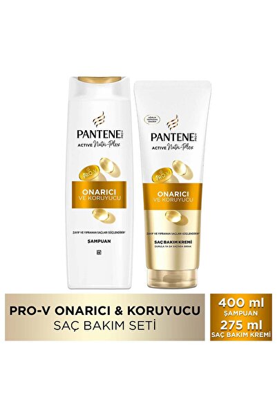 Pantene Yıpranmış Saçlar için Bakım Seti, Active Nutri-Plex Onarıcı & Koruyuc...