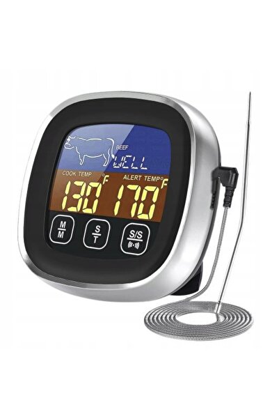 zola Termometru alimentar digital cu sonda 0-300°C, 8 tipuri carne, 5 moduri gatire, alerta si timer