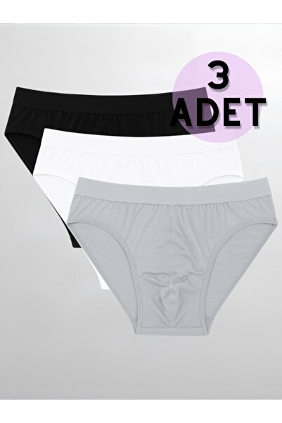 Ervanur 3 Pack Bamboo Men's Belted Briefs