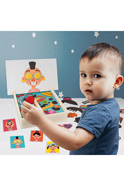 Happi Hobbi Magnetic Faces Toy for Kids Ages 3-7