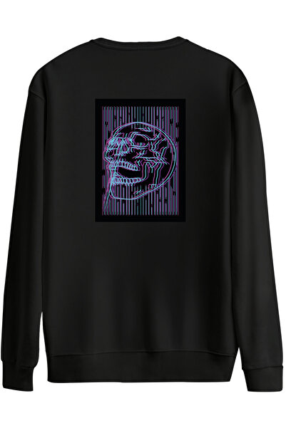 BetterThanCo Neon cu imprimeu guler rotund supradimensionat Swea tricou