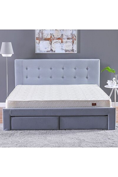 Danube Home Star Bonnell Spring Medium Firm King Mattress - 180x200x19cm, Durable & Comfortable Back Support