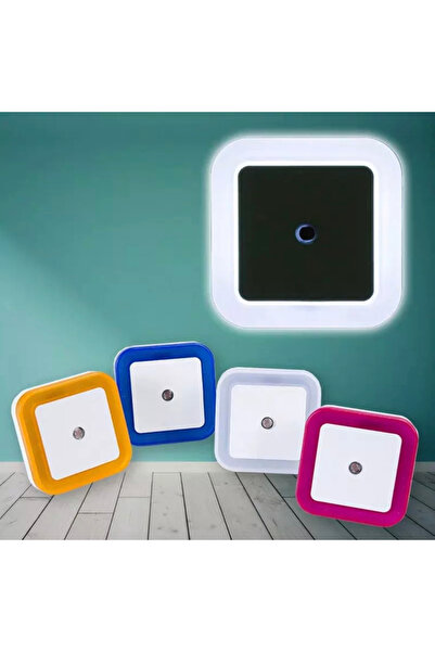 BLUE CORAL Sensor Night Light Plug-In Square Night Lamp Smart Dusk to Dawn Sensor Lamps Nightlight E