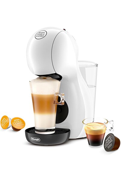 Nescafé Dolce Gusto De'Longhi Piccolo XS EDG210.WB Coffee Maker, 0.8 L, Black and White