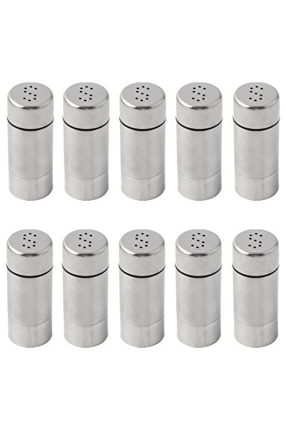 Chavin 10 Pieces 304 L Steel Large Size Salt Shaker Cin981-10