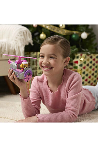 PAW PATROL Skye Christmas Vehicle & Figure Set