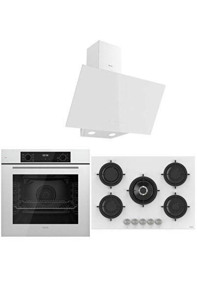 Ferre ICON PLUS 75 SERİSİ 3LÜ CAM ANKASTRE SET (QBL63CB-RS036-D078)