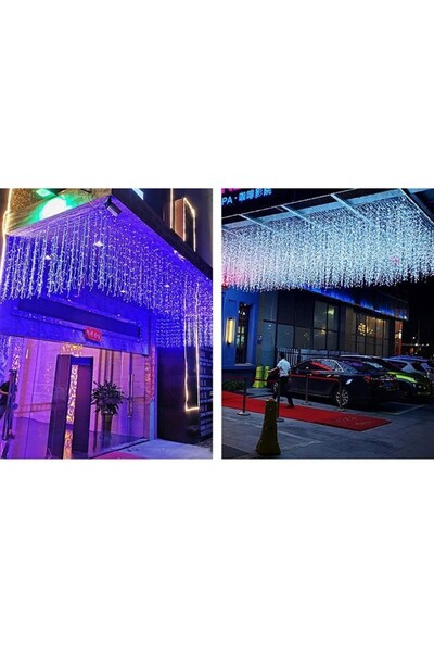 Tescomak Christmas installation, light curtain, 160 LEDs, length 5m/1m, cold white light