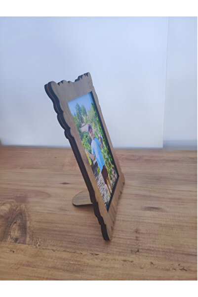 Miracix Wooden Photo Frame (Photo Included) 10X15 cm – Stylish and Decorative Tabletop Frame