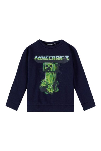 MINECRAFT Boys' navy sweater