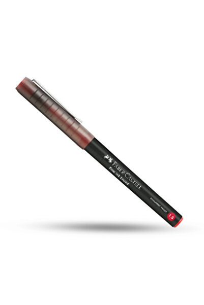 Faber Castell قلم حبر جاف فابر كاستل فري إنك عريض 1.5 ملم أحمر