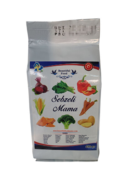 BEAUTİFULFOOOD Beautful Food Mama 250 gr Sebzeli Kuş Maması