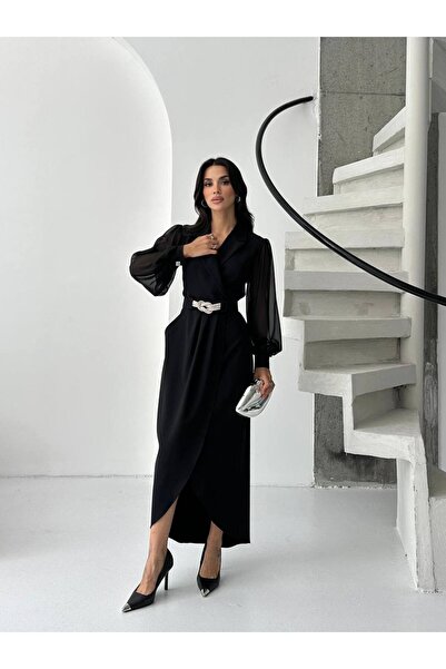 BYBRZ Chiffon Sleeve Dress