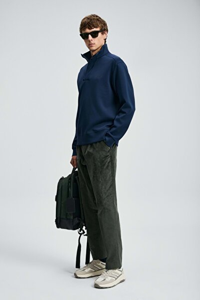 Lufian 112030185 Ανδρικό φούτερ Wonder ΣΚΟΥΡΟ ΜΠΛΕ