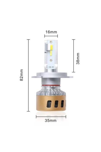 OEM Set 2 Becuri Led H1 cu trei nuante De Culori