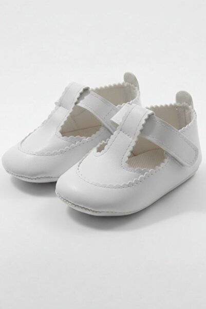 pufien Faux Leather Baby Shoes, Velcro Anti-Slip Sole