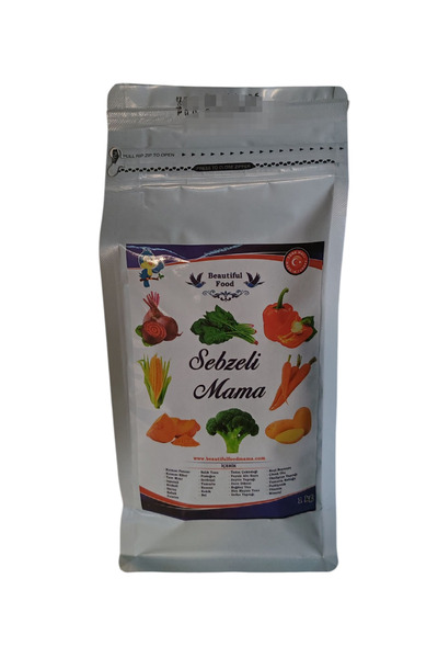 BEAUTİFULFOOOD Beautiful Food Mama 1 kg Sebzeli Kuş Maması