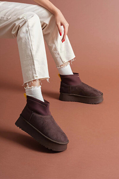 ZENGEZUR MALL Mtxdpn Cuen Brown Suede Boots (162845) (Size: 36)