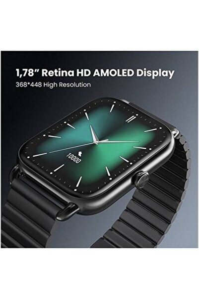 Haylou RS4 Plus Smartwatch, 1.7" Retina AMOLED, 105 Sports Modes, IP68, Black