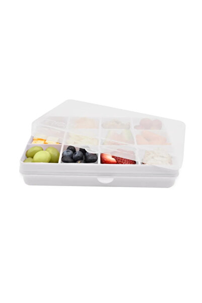 Melii Snackle Box 12 Compartments, Luxe Ivory
