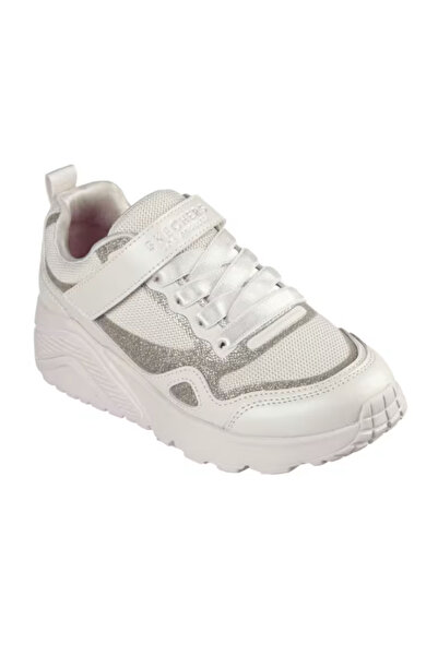 SKECHERS Uno Lite Glisten Steps pentru copii, pantofi albi, EU 27.5