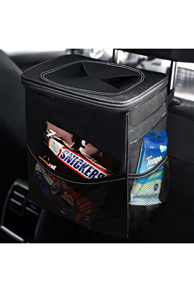 OEM Coș de gunoi auto cu capac, impermeabil, buzunare de depozitare, pliabil ...