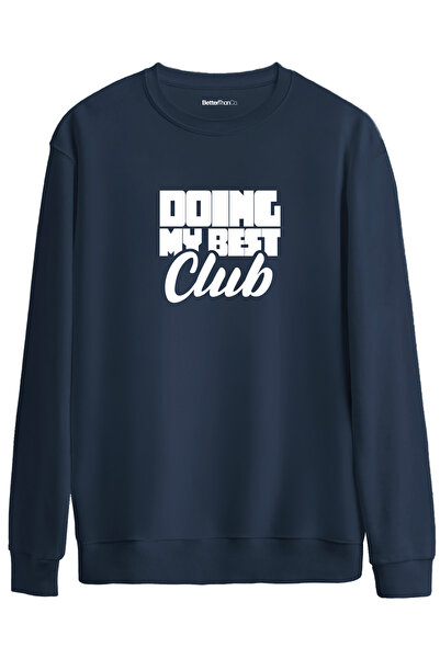 BetterThanCo Best Club Принт Велосипедний комір Oversize Світшот