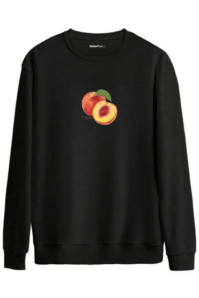 BetterThanCo سترة بيتش مطبوع ذات الرقبة الدائرية قصة فضفاضة