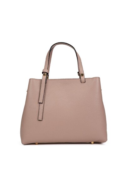 Posete Fagaras Martine Leather Purse - Powder Pink, Casual Bag Made of Genuine Leather, Handbag, Bags