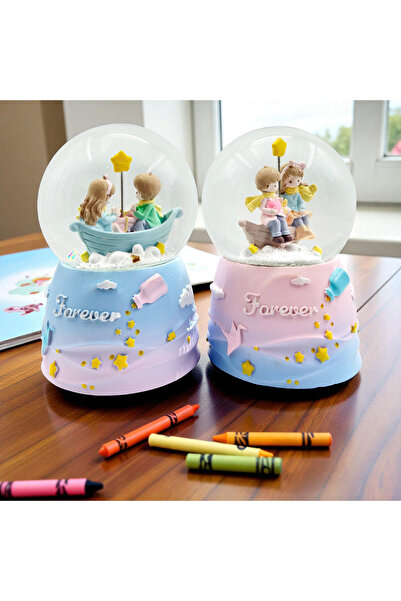 Sense Büyük Boy Kurmalı Sesli Kar Küresi