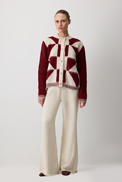 Touché Privé Block Color Knitwear Cardigan